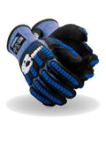 MAGID T-REX Flex Series ANSI A6 AeroDex Shell Impact Glove, 48 Pair, NitriX Coated Palm, Size 8/M, Blue, TRX685 - size: 8/M, style: 48 Pairs