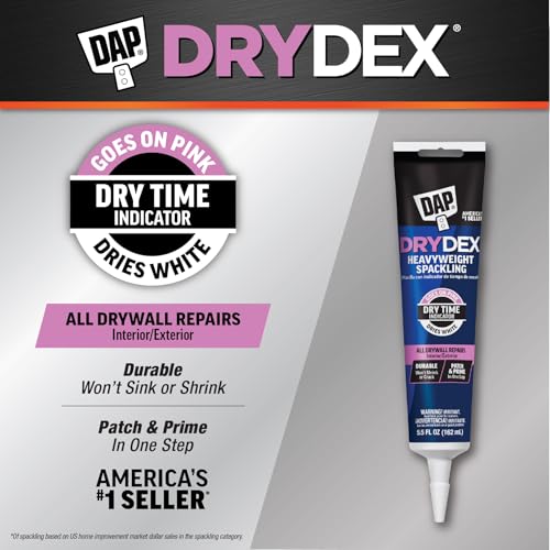DAP 12346 Drydex 5.5 Oz Raw building material, 5.5-Ounce, PINK/WHITE - size: 5.5 OZ