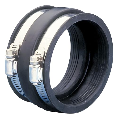 F02-2103 Flexible Coupler - 3" Flexible Coupler for RV and Camper Drainage Systems