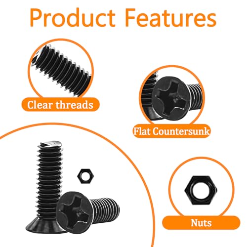 1162PCS Metric Screw Assortment Kit M2.5 M3, 12.9 Grade Alloy Steel, Hex Socket Head Cap Bolts Nuts Washers Set, Black Zinc Plated Anti-Rust Screws for 3D Printer DIY - size: M2.5/3-1162Pcs