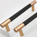 12 Pack 5 Inch 128 mm Bronze and Black Knurled Cabinet Handles Cabinet Pulls Aluminum Handles Pulls Oxidation Finish with Diamond Pattern pulls - color: Bronze and Black, size: 5 Inch