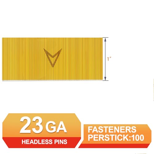 23 Gauge Pin Nails,Headless Pinner,1",10000pcs - size: 1"---10000pcs