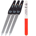 3 Swords Germany - Sapphire Metal Nail File Set 3 Pieces with 1 Piece 3-Way Nail Buffer – Nail Care Made in SOLINGEN/Germany - color: 3 Nail Files / 1 Buffer