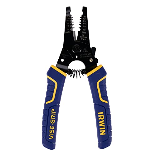 IRWIN VISE-GRIP Wire Stripping Tool/Wire Cutter, 6-Inch (2078316)