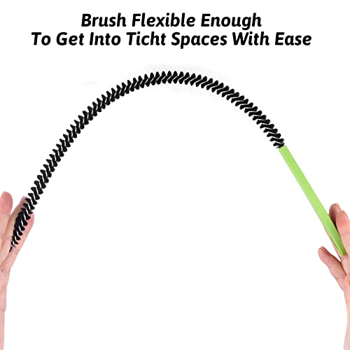 Sewer Drain Brush, Drain Clog Remover, 19.8inch Flexible Long Pipe Snake Hair Clogs Catcher Cleaner Tool for Toilet, Kitchen Sink, Sewer Drain, Bathroom Tub - color: Black Hair 19.8inch