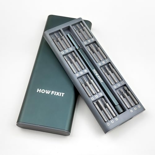 HowFixit PRO 48 Bit Precision Screwdriver Set for iPhone, Smartphone, MacBook, Laptop, Tablet, Camera, Switch, PS5, Xbox, Game Console & Controller Repair