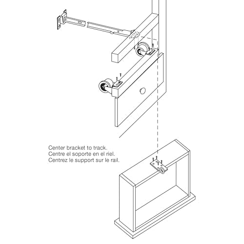 Prime-Line R 7132 Steel Bracket Drawer Track Roller, 2 Pack - color: Gray, size: 2 Pack
