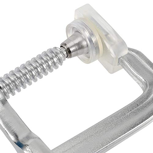 6 Pack 6 Inch Bar Clamps, Heavy Duty F Clamp, Steel Drop Forged Bar Clamps for Woodworking, Metal working, Welding, DIY Carpentry