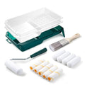 Paint Roller Kit, 15 Pack, 4 Inch Paint Roller, Paint Brush