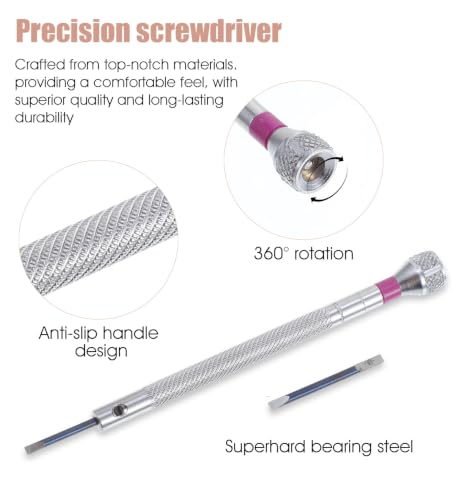 Watch Repair Screwdriver Set, Watch Link Screwdriver, 0.6-2.0 mm