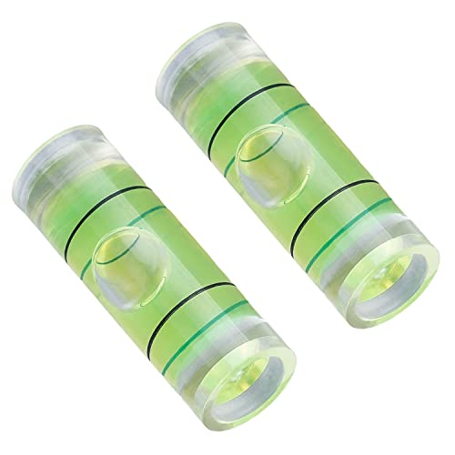 8mm x 23mm / 0.3" × 0.9" Bubble Level Vials, PMMA Frame, 10Pcs