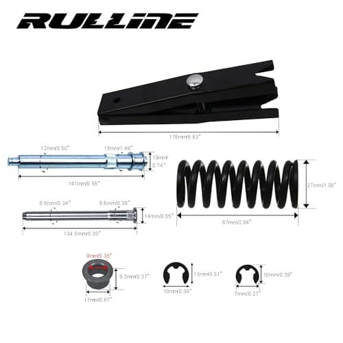 RULLINE Door Hinge Pin & Bushing Repair Kit Compatible with Chevy GMC - size: For Suburban Tahoe 23pcs