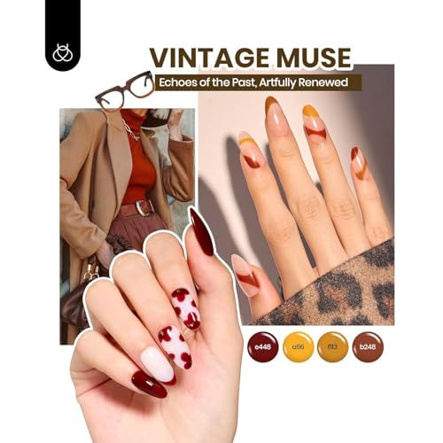 Beetles Fall Gel Nail Polish Set, Style Manifesto 69 PCS 60 Colors Neon - color: Style Manifesto - 60 Colors (69 Pcs)