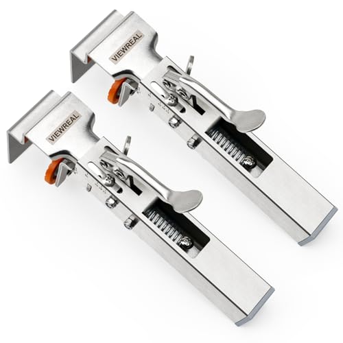 Quick-Install Drawer Front Installation Clamps,Efficient Cabinet Drawer Clamps Setup with Easy,2Pk Universal Fit Labor-Saving Adjustable Drawer Fixing Clips