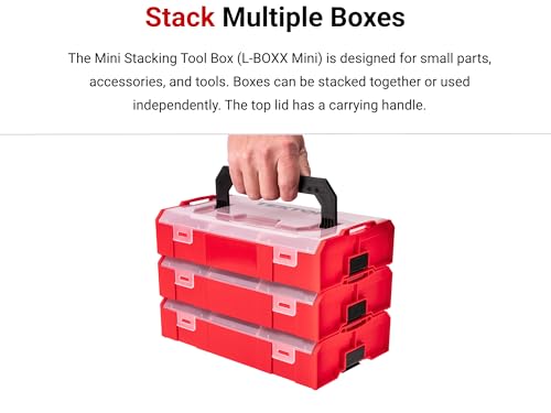 TEKTON 1/4 Inch Bit Driver and Bit Set, 74-Piece | DRV36001 - size: Mini Stacking Tool Box
