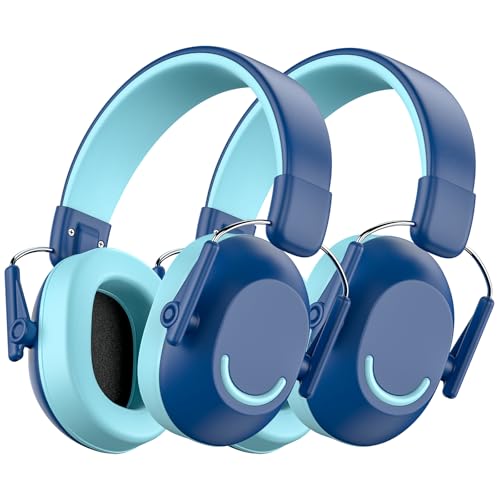Link Dream Kids Ear Protection Ear Muffs SNR 30dB for Concert Shows Events - color: Blue, size: 2 Pack