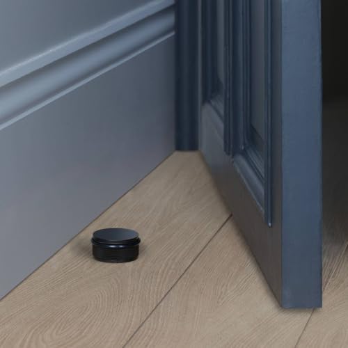 Buster + Punch Door Stop/Floor/Cross Smoked Bronze - color: SMOKED BRONZE