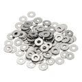 Flat Washers, 304 Stainless Steel Hardware Assorted Washer, 14 x 5 x 1 mm Fit for Bolts Screws Industrial Use (300 Pack, Silver) - size: 14 x 5 x 1 mm