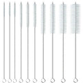 Straw Cleaner Brush, Reusable Metal Handles Straw Cleaning Brush Extra Long for Mug 40, 30, 20 oz, 10mm 15mm Wide for Sippy Cup, Water Bottle and Tubes Pipe