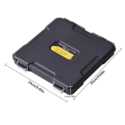 Cobalt Drill Bits Set for Hardened Metal and Stainless Steel, 101Pcs M35 High Speed Steel Twist Jobber Drill Bits 1/16"-1/2", with Plastic Index Storage Case - size: 1/16-1/2 in (101 pcs)