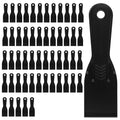 HAKZEON 50 PCS Plastic Putty Knife, 2 Inch Black Drywall Scraper, Flexible Spreader Spackle Tool for Spackling Patching - color: 50 Pcs Black, size: 2 Inch