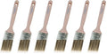Pro Grade Paint Brush Set - 6-Pack - 2" Angle Brushes for All Latex and Oil Paints & Stains - Home Improvement - Interior & Exterior Use - size: 3Ea H 2A (Pack of 2)