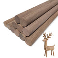 3/8 x12 Inch (Φ 10mm x L 305mm) Long Walnut Wooden Dowel Rods, Hardwood Dowels,Natural Round Walnut Wood for Crafts,Woodworking,Building Models and DIY Projects(10 Pcs/Pack)