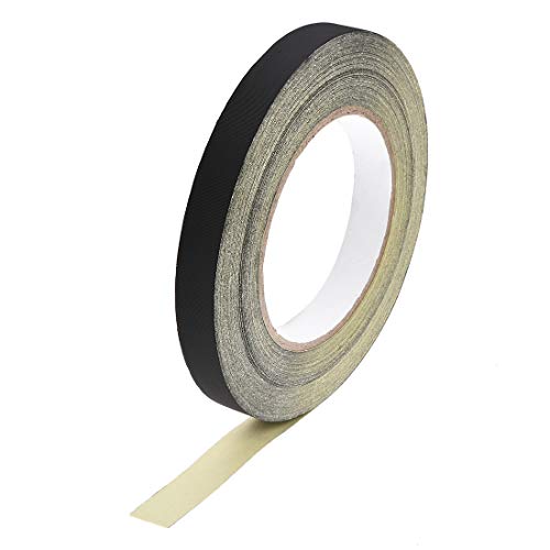uxcell 15mm Acetate Cloth Tape for Laptop Electric Auto Guitar Repair High Temperature Adhesive Tape Black 30m/98.4Ft - size: 15mm