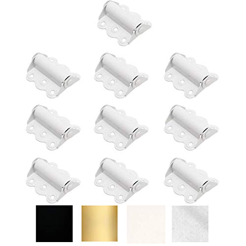 Litepak Screen Door Hinge Professional Grade Hardware Self-Closing Easy Install (10 Pack, White) - color: White, size: 10 Pack