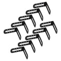 Professional Tile Leveling Spacer Kit, 90 Degree Angle, ABS Material, Black, 25 Pieces, for Floor and Wall Installation