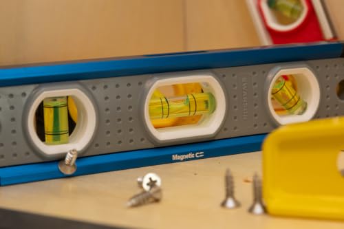 Swanson 9” Shock Resistant Aluminum Torpedo Level, Internal Magnets, TL009M - size: 9" (Pack of 1), style: Magnetic Shock-Resistant Torpedo Level