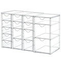 Vtopmart 4 Set Acrylic Desk Organizer with 16 Drawers for Office, Makeup - style: B