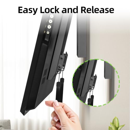 USX MOUNT Fixed TV Wall Mount with Low Profile for Most 26-55 Inch LED, LCD and Flat Screen TVs, TV Mount Bracket with VESA Up to 400x400mm and Weight Capacity 99lbs,and Space Saving TV Bracket - size: 26-60 inch