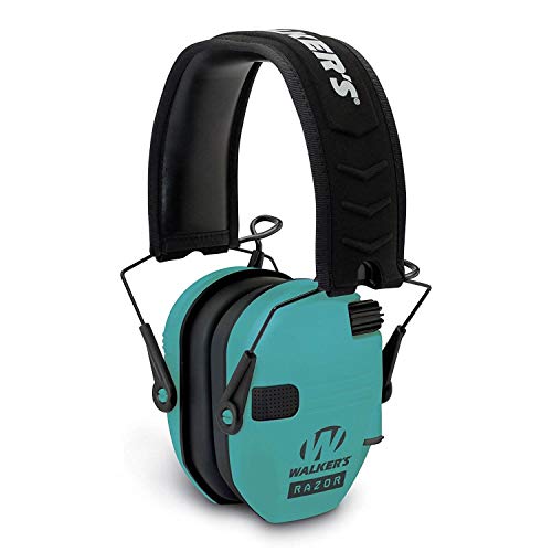Walker's Razor Slim Electronic Muff - color: Light Teal, size: One Size