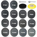 140 Pcs 3 Inch Sanding Discs Kit, Drill Sanding Attachment, 120-5000 Grit - style: 3 Inch 140PCS 120-5000 Grit