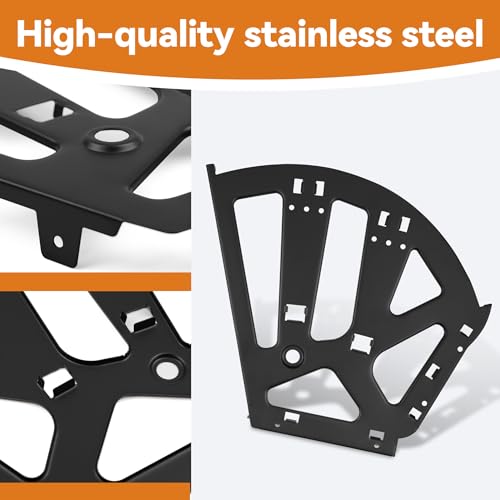 1 Pair 3 Layers Shoes Drawer Cabinet Hinges, Black Stainless Steel Shoe Cabinet Replacement Flip Plate Frames, Turning Rack Accessory for Home Kitchen Living Room - size: 3 Layers