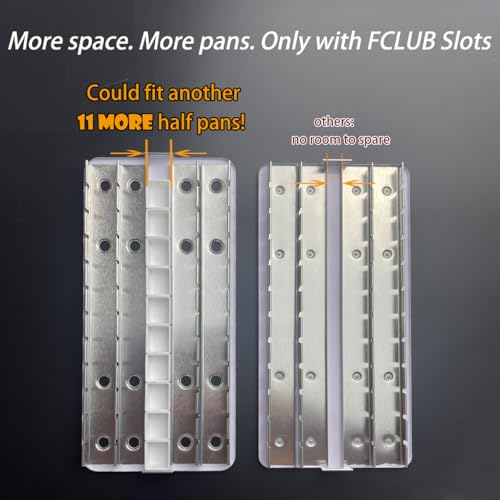 FCLUB Large Empty Watercolor Tin Palette for 48 Half Pans or 28 Full Pans - style: Empty Tin Box (48)