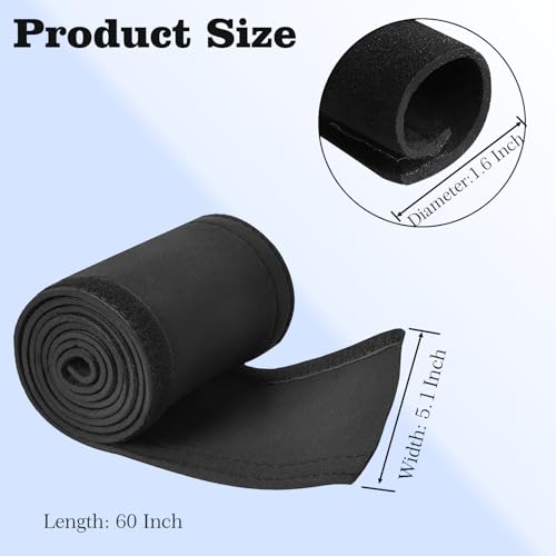60 Inch Neoprene Trolling Motor Cable Sleeve, Black