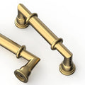 Asidrama 10 Pack 3 Inch(76mm) Champagne Bronze Kitchen Cabinet Handles, Cabinet Pulls Kitchen Cabinet Hardware for Cupboard Drawer Pulls 2281 - color: Champagne Bronze, size: 3" Hole Center