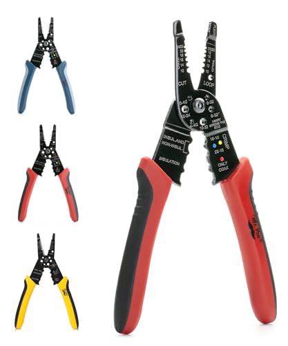 Mr. Pen- Wire Stripper, 8 inch, Red, Wre Stripper Tool, Wire Strippers - color: Red