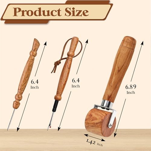 SAVINA 3Pcs Sewing Set - Seam Ripper, Seam Roller & Stiletto for Quilting - color: 2Pcs