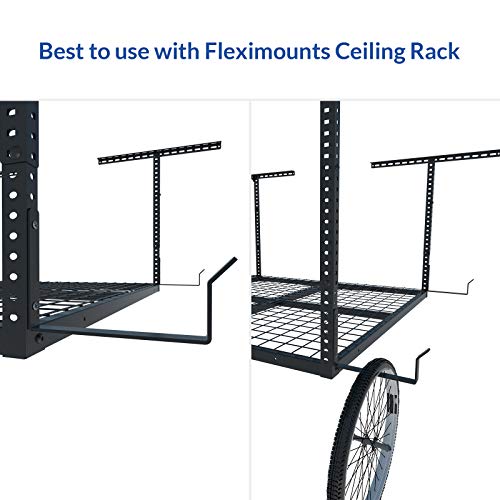 FLEXIMOUNTS 2 Pack Add-On Storage Utility Hooks, Black - color: Black