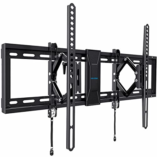 USX STAR Tilting TV Wall Mount for Most 42-90 Inch TVs Fits Up to 24 inch Studs, Low Profile Wall Mount TV Bracket with Quick Release Lock & Extending Arm, Max VESA 600x400mm, Holds up to 120 lbs - size: For 42-90'' TV