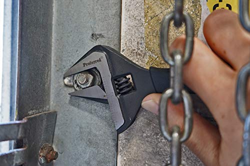 Plumbing Adjustable Wrench, Black Phosphate Finish, 4 Available Size Options 6-inch, 8-inch, 10-inch, 12-inch - T08001 - size: 6-Inch