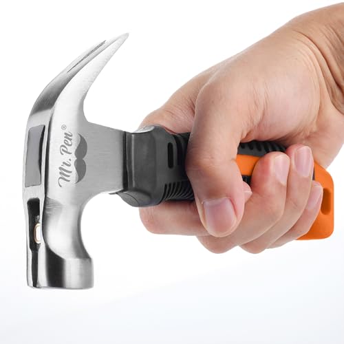 Mr. Pen- Claw Hammer, 8oz, Orange, Magnetic - color: Orange