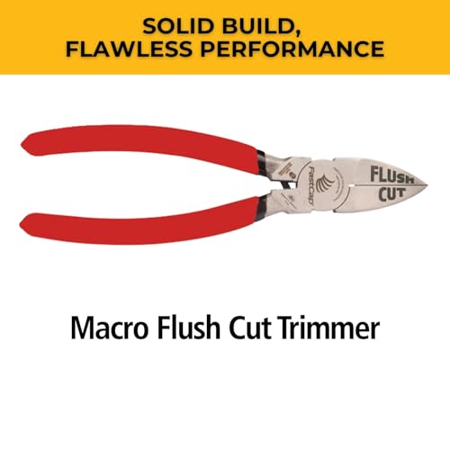 FastCap Pliers Macro Flush Cut Trimmers - Perfect for Carpentry and Woodworking - 80487