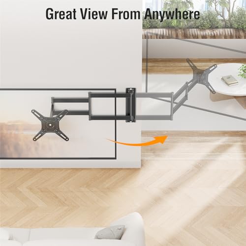 ELIVED Long Arm TV Mount for 14-42" TVs Monitors, Max VESA 200x200 - size: 5 Arms: 29.5"