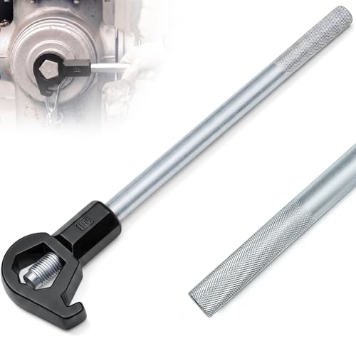 Tandefio 1 Pcs Fire Hydrant Wrench, 1-1/2" to 6", Black - color: Black, size: 1-1/2" to 6"