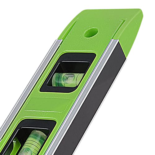 PINGEUI 8 PCS 9 Inch Torpedo Level, Magnetic Bubble Level with 45°, 90°, 180°Vials, Shock-Resistant Aluminum Small Spirit Leveler for Construction & DIY