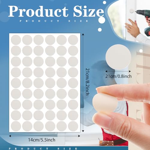 Epakh 864 Pcs Screw Hole Covers Wood Stickers, Fresh Color - color: Fresh Color